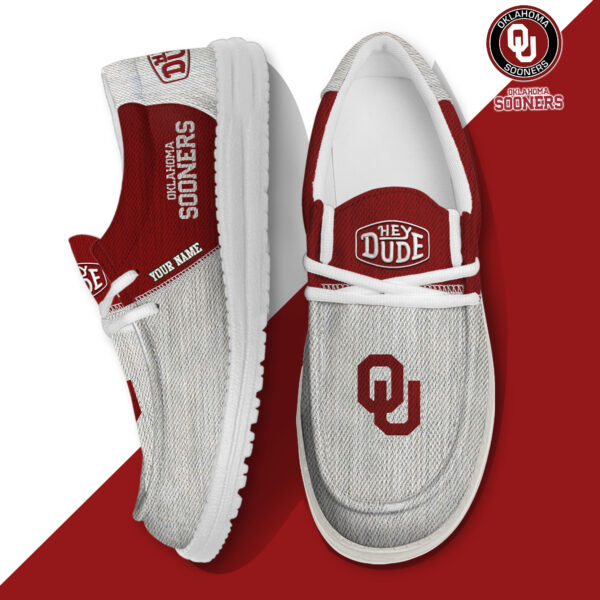 Tubopro Oklahoma Sooners Personalized Hey Dude Shoes For Men And Women