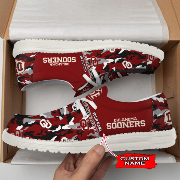 Tubopro Oklahoma Sooners Personalized Hey Dude Shoes For Men And Women - Image 2
