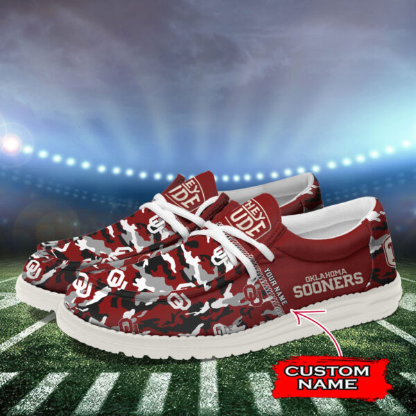 Tubopro Oklahoma Sooners Personalized Hey Dude Shoes For Men And Women - Image 3