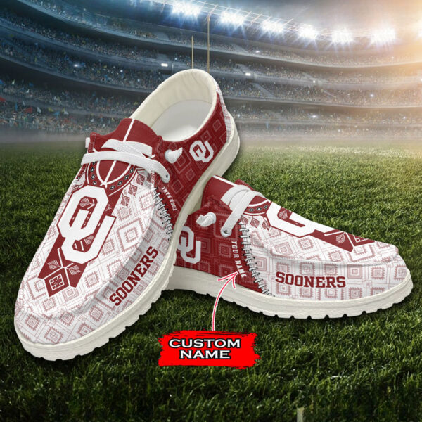 Tubopro Oklahoma Sooners Personalized Hey Dude Shoes For Men And Women - Image 6