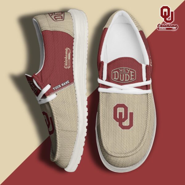 Tubopro Oklahoma Sooners Personalized Hey Dude Shoes For Men And Women