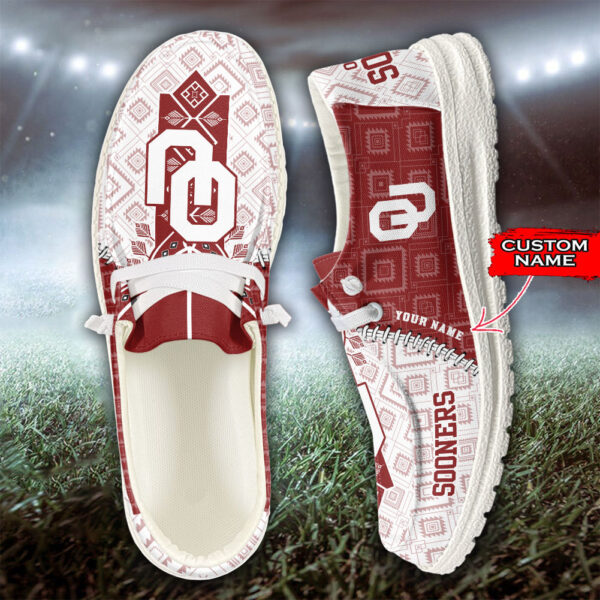 Tubopro Oklahoma Sooners Personalized Hey Dude Shoes For Men And Women - Image 4