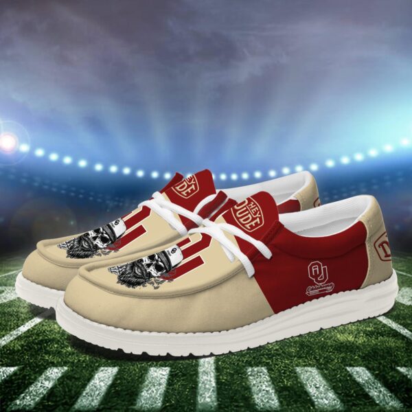 Tubopro Oklahoma Sooners Personalized Hey Dude Shoes For Men And Women - Image 2