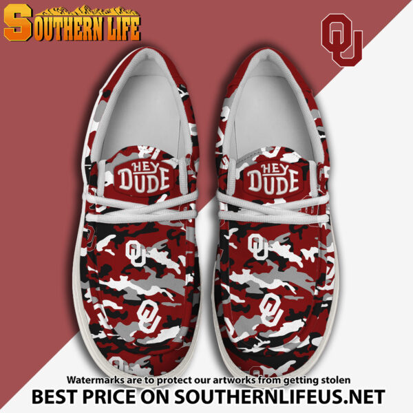 Tubopro Oklahoma Sooners Personalized Hey Dude Shoes For Men And Women