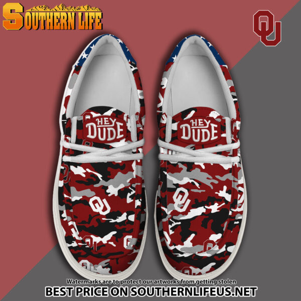 Tubopro Oklahoma Sooners Personalized Hey Dude Shoes For Men And Women