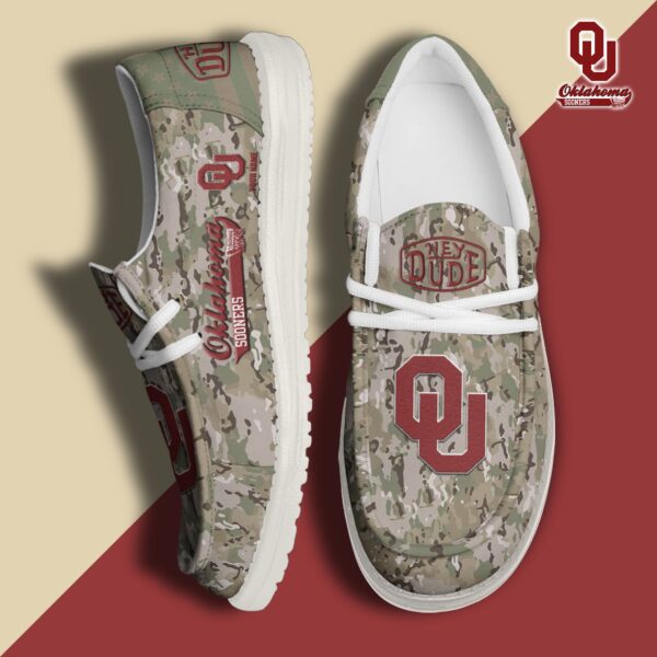 Tubopro Oklahoma Sooners Personalized Hey Dude Shoes For Men And Women