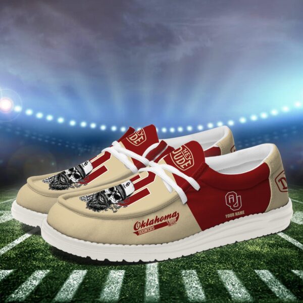 Tubopro Oklahoma Sooners Personalized Hey Dude Shoes For Men And Women - Image 2