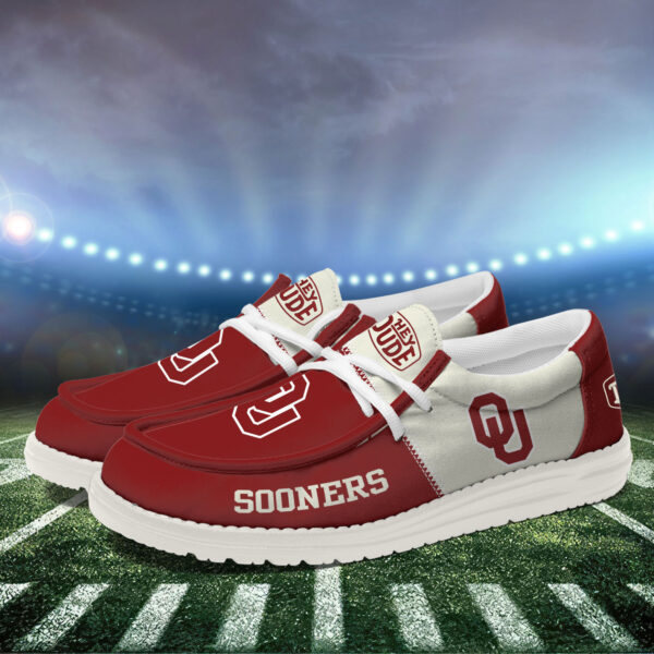 Tubopro Oklahoma Sooners Personalized Hey Dude Shoes For Men And Women - Image 3