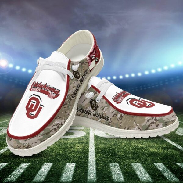 Tubopro Oklahoma Sooners Personalized Hey Dude Shoes For Men And Women
