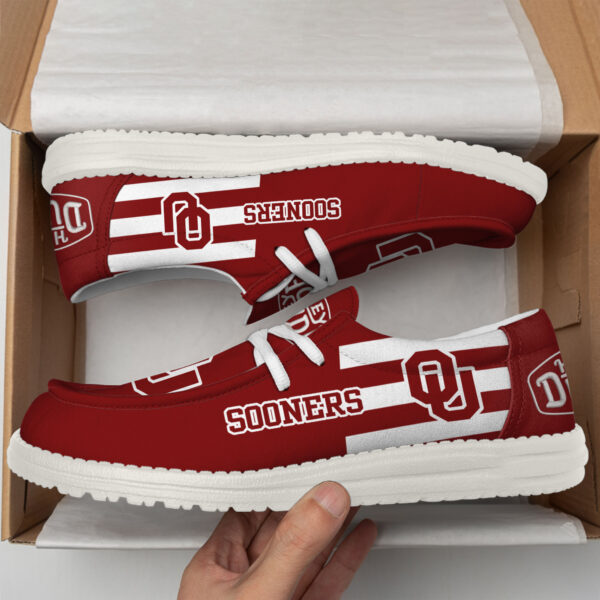 Tubopro Oklahoma Sooners Personalized Hey Dude Shoes For Men And Women - Image 3