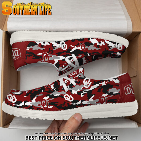 Tubopro Oklahoma Sooners Personalized Hey Dude Shoes For Men And Women - Image 4