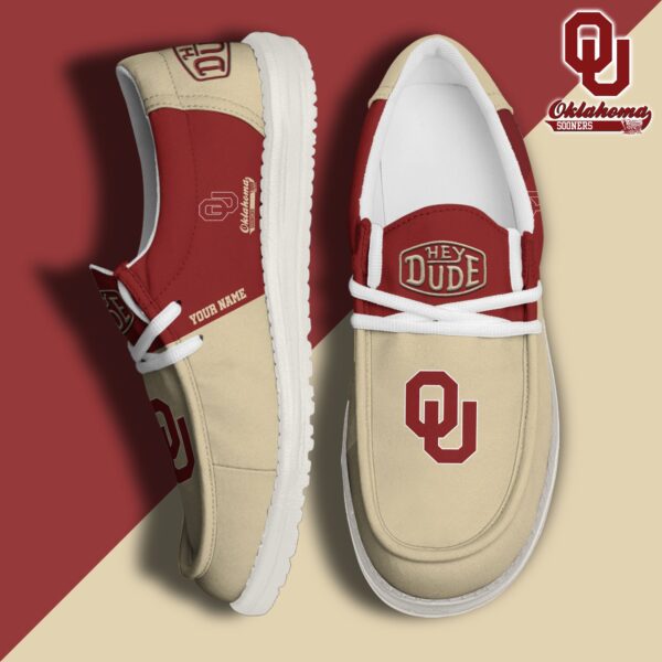 Tubopro Oklahoma Sooners Personalized Hey Dude Shoes For Men And Women