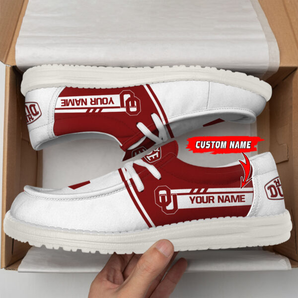 Tubopro Oklahoma Sooners Personalized Hey Dude Shoes For Men And Women - Image 2