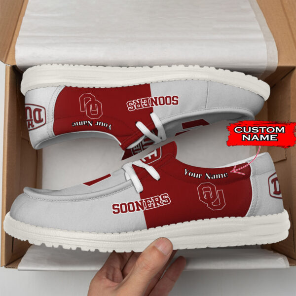 Tubopro Oklahoma Sooners Personalized Hey Dude Shoes For Men And Women - Image 3