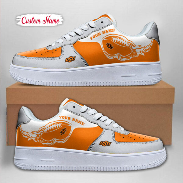 Tubopro Oklahoma State Cowboys NCAA Air Low-Top Sneakers Shoes For Men And Women - Image 2