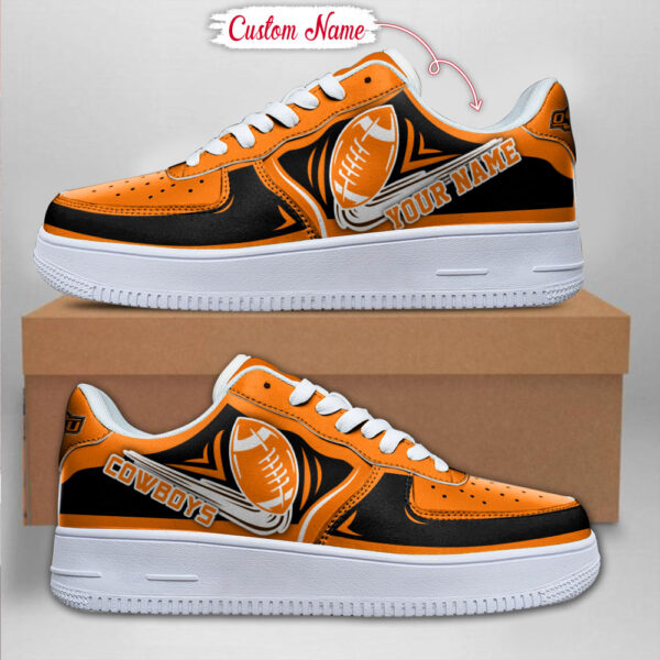 Tubopro Oklahoma State Cowboys NCAA Air Low-Top Sneakers Shoes For Men And Women - Image 2