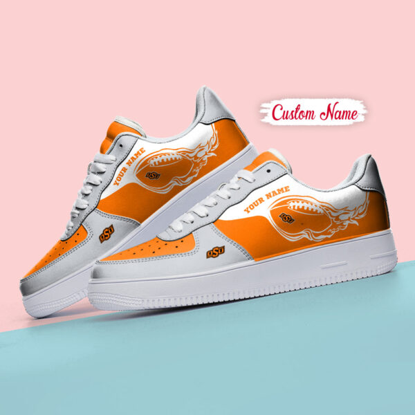 Tubopro Oklahoma State Cowboys NCAA Air Low-Top Sneakers Shoes For Men And Women - Image 4