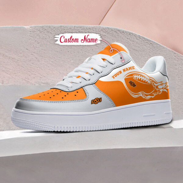 Tubopro Oklahoma State Cowboys NCAA Air Low-Top Sneakers Shoes For Men And Women - Image 3