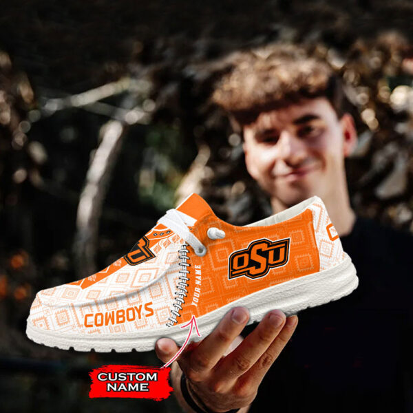 Tubopro Oklahoma State Cowboys Personalized Hey Dude Shoes For Men And Women