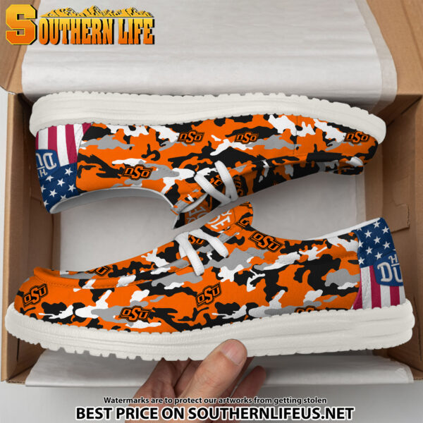 Tubopro Oklahoma State Cowboys Personalized Hey Dude Shoes For Men And Women - Image 4