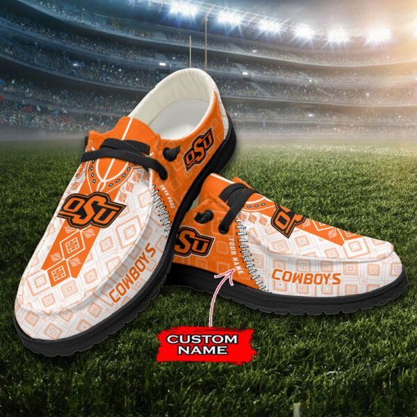 Tubopro Oklahoma State Cowboys Personalized Hey Dude Shoes For Men And Women - Image 5