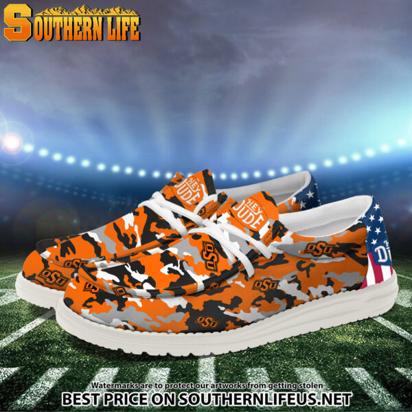 Tubopro Oklahoma State Cowboys Personalized Hey Dude Shoes For Men And Women - Image 2