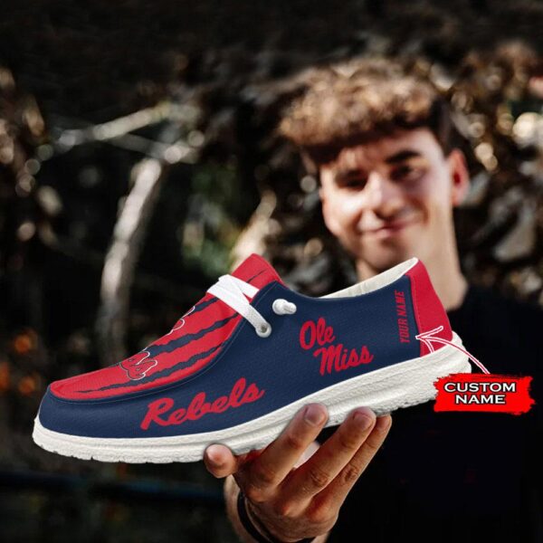 Tubopro Ole Miss Rebels Hey Dude Shoes For Men And Women - Image 3