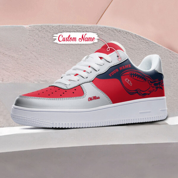 Tubopro Ole Miss Rebels NCAA Air Low-Top Sneakers Shoes For Men And Women - Image 3