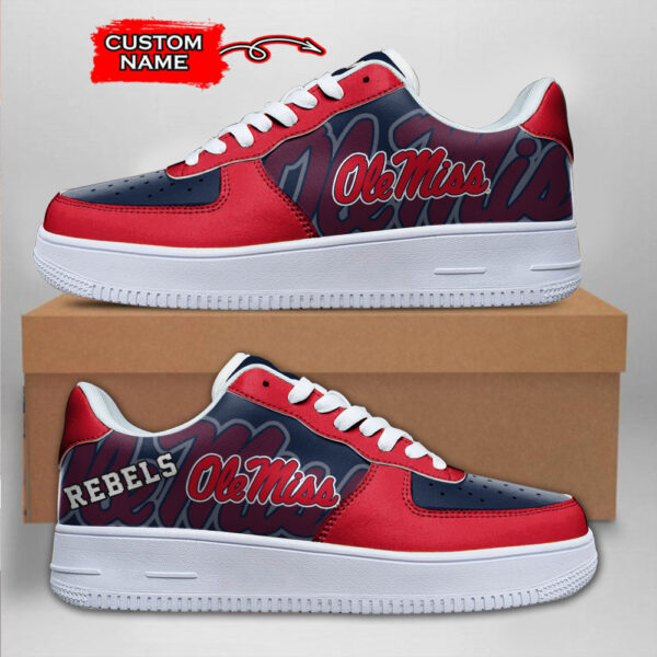 Tubopro Ole Miss Rebels NCAA Air Low-Top Sneakers Shoes For Men And Women