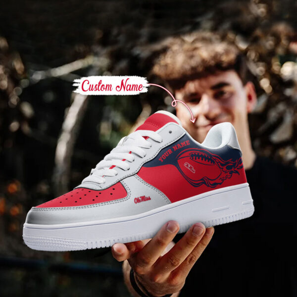 Tubopro Ole Miss Rebels NCAA Air Low-Top Sneakers Shoes For Men And Women