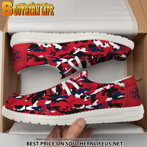 Tubopro Ole Miss Rebels Personalized Hey Dude Shoes For Men And Women - Image 4