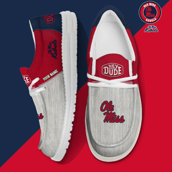 Tubopro Ole Miss Rebels Personalized Hey Dude Shoes For Men And Women
