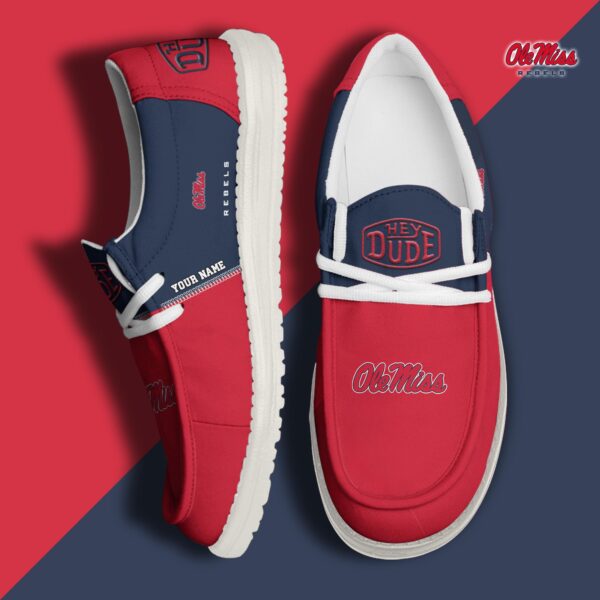 Tubopro Ole Miss Rebels Personalized Hey Dude Shoes For Men And Women - Image 2