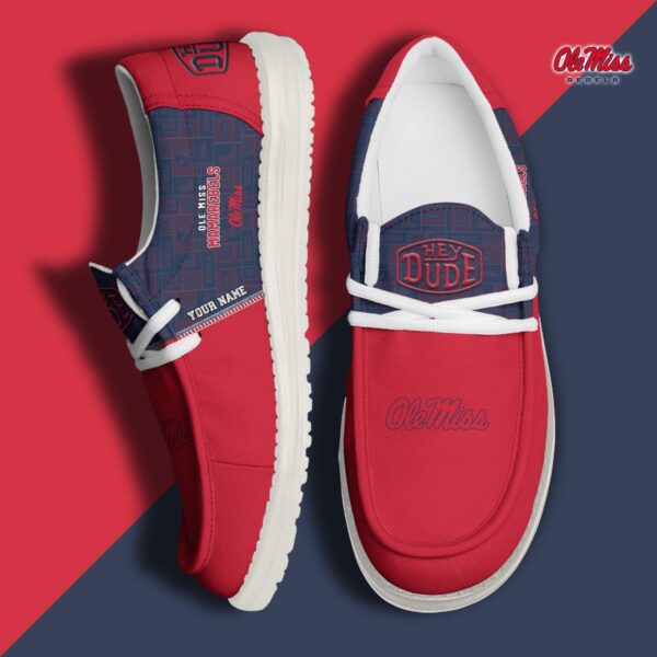 Tubopro Ole Miss Rebels Personalized Hey Dude Shoes For Men And Women