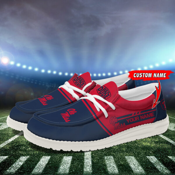 Tubopro Ole Miss Rebels Personalized Hey Dude Shoes For Men And Women - Image 3