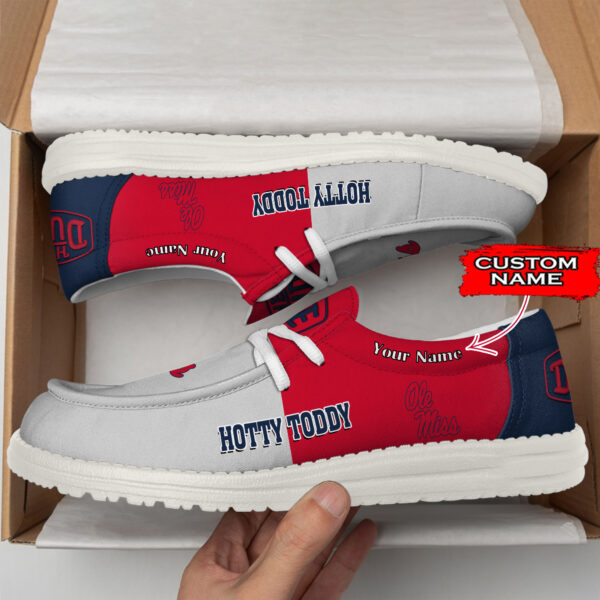 Tubopro Ole Miss Rebels Personalized Hey Dude Shoes For Men And Women - Image 2