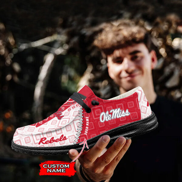 Tubopro Ole Miss Rebels Personalized Hey Dude Shoes For Men And Women - Image 2