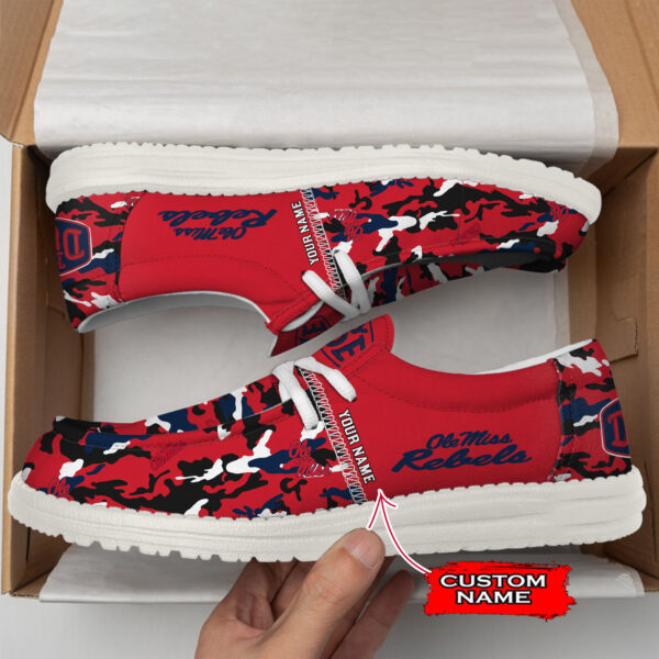 Tubopro Ole Miss Rebels Personalized Hey Dude Shoes For Men And Women - Image 2
