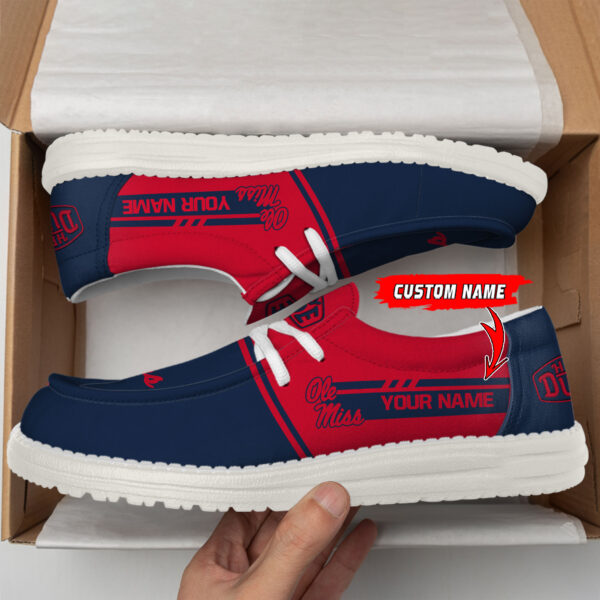 Tubopro Ole Miss Rebels Personalized Hey Dude Shoes For Men And Women - Image 2