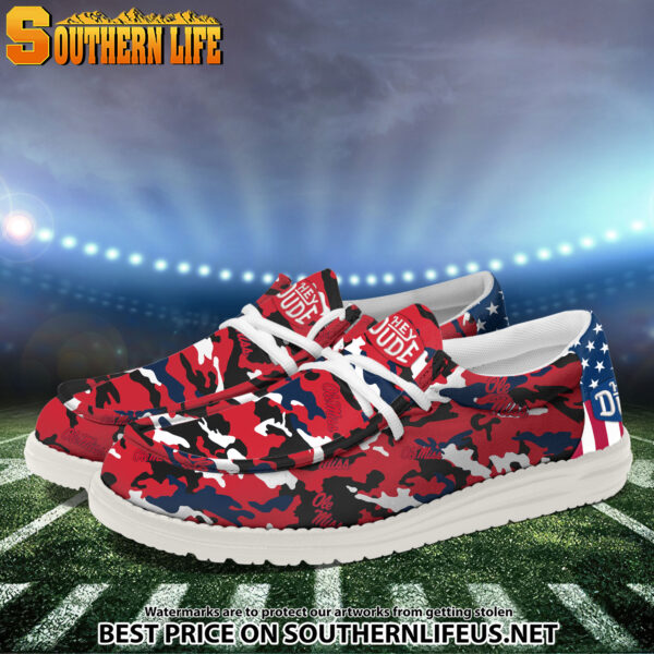 Tubopro Ole Miss Rebels Personalized Hey Dude Shoes For Men And Women - Image 2