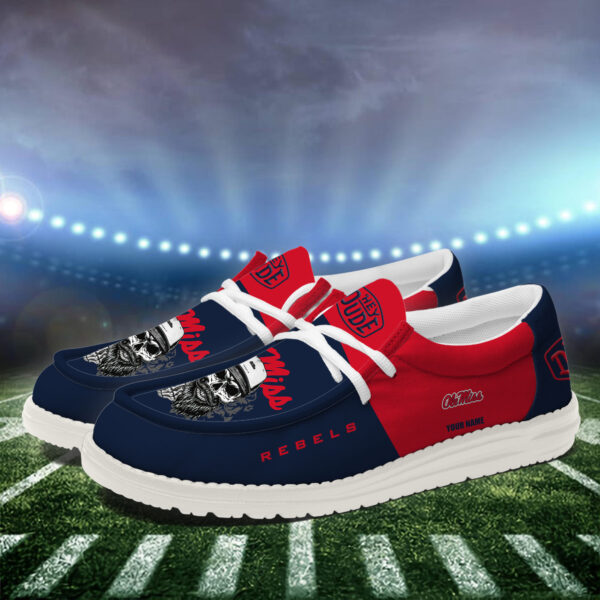 Tubopro Ole Miss Rebels Personalized Hey Dude Shoes For Men And Women - Image 2
