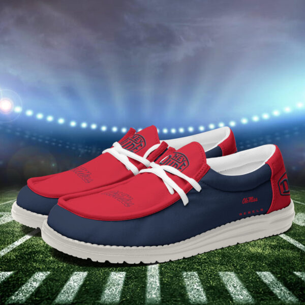 Tubopro Ole Miss Rebels Personalized Hey Dude Shoes For Men And Women - Image 3