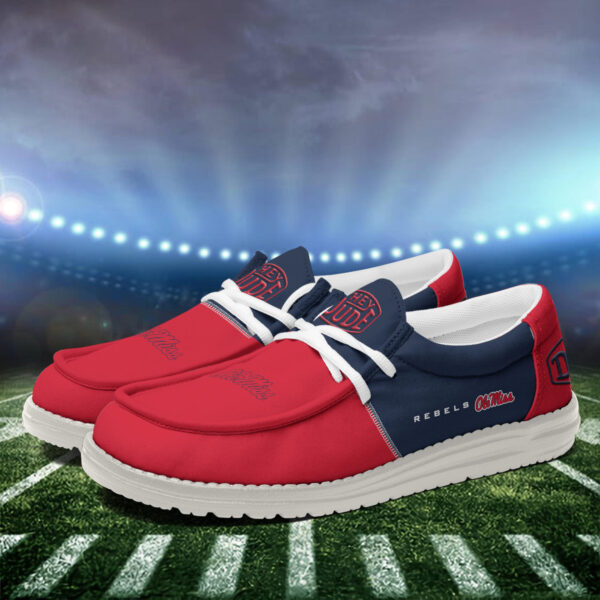 Tubopro Ole Miss Rebels Personalized Hey Dude Shoes For Men And Women - Image 4