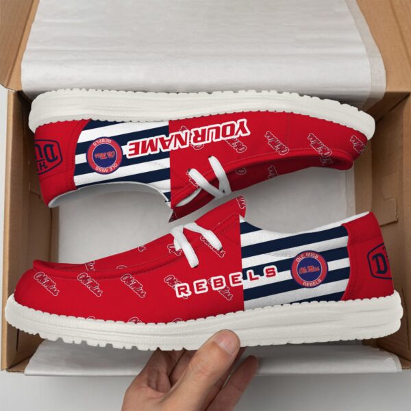 Tubopro Ole Miss Rebels Personalized Hey Dude Shoes For Men And Women