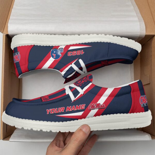 Tubopro Ole Miss Rebels Personalized Hey Dude Shoes For Men And Women - Image 2
