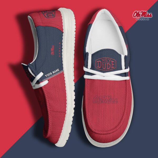 Tubopro Ole Miss Rebels Personalized Hey Dude Shoes For Men And Women