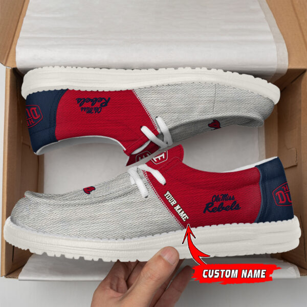 Tubopro Ole Miss Rebels Personalized Hey Dude Shoes For Men And Women - Image 2
