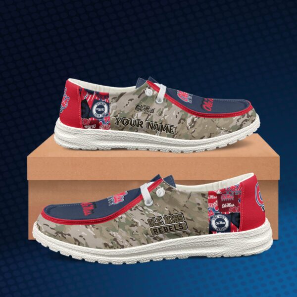 Tubopro Ole Miss Rebels Personalized Hey Dude Shoes For Men And Women - Image 2