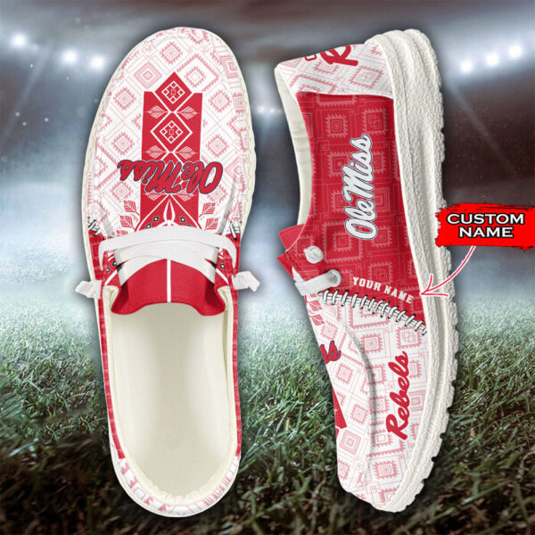 Tubopro Ole Miss Rebels Personalized Hey Dude Shoes For Men And Women - Image 4