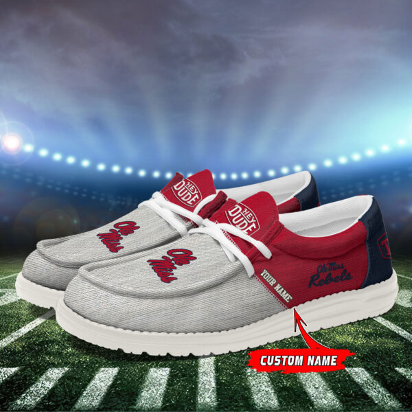 Tubopro Ole Miss Rebels Personalized Hey Dude Shoes For Men And Women - Image 3